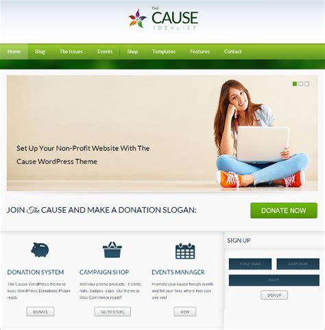 wordpress themes for nonprofits|free wordpress templates for nonprofits.